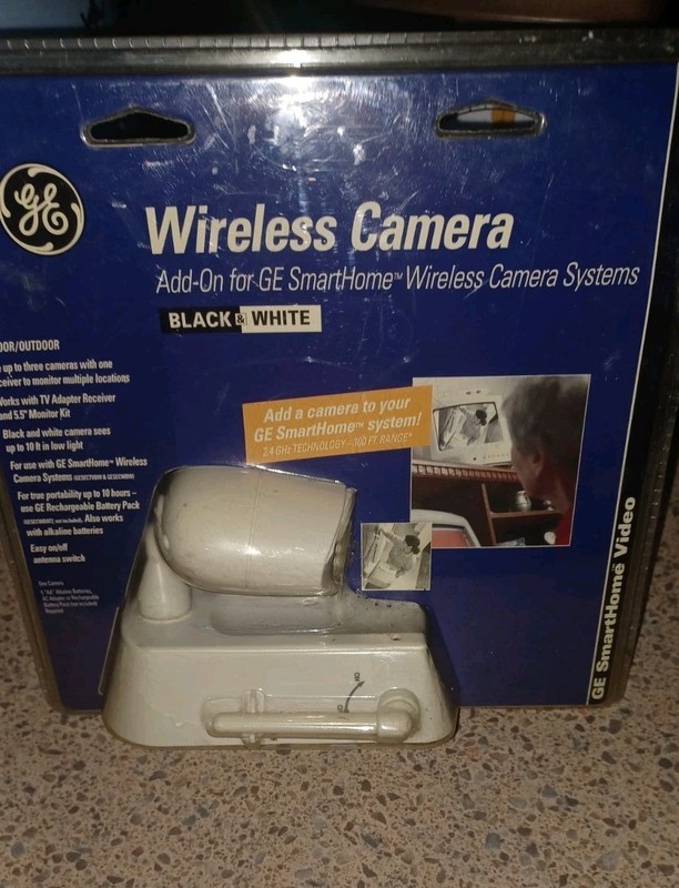 GE Smart Home Wireless Camera (New Sealed) Add-on For Wireless Camera Systems