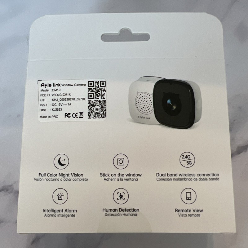 New In Sealed Box Window Security Camera System 2K Color gallery