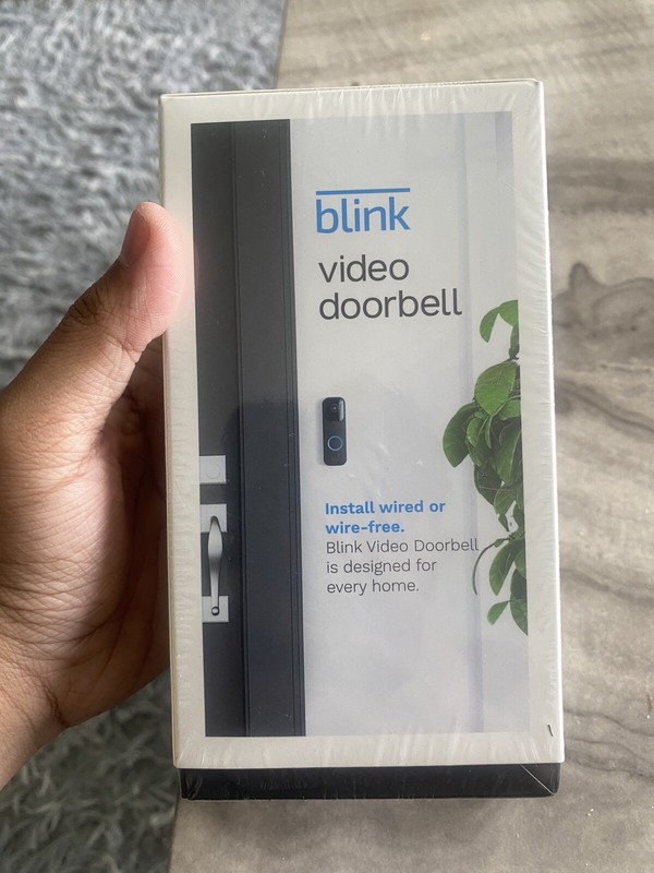 Blink Video Doorbell Wired/Wireless Two way audio HD video & Alexa BRAND NEW gallery