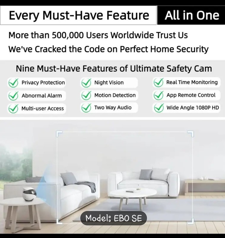 Wireless Camera Robot EBO SE 2.4G/ 5G Wifi gallery