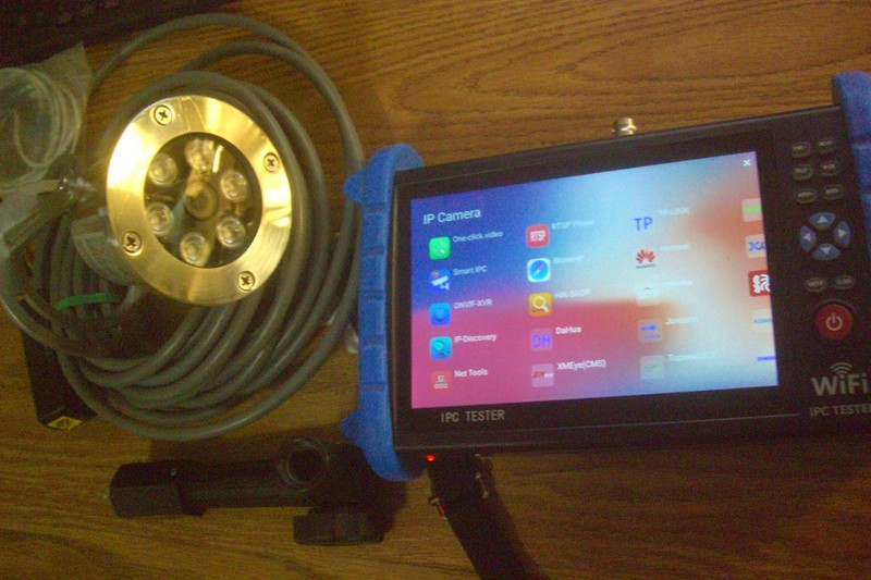 Barlus Underwater Camer Wide Angle Stainless Steel with Wi Fi IPC Tester
