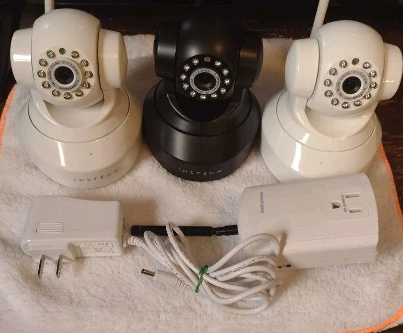 Lot Of 3 – Insteon 75790 Wireless IP Security Camera