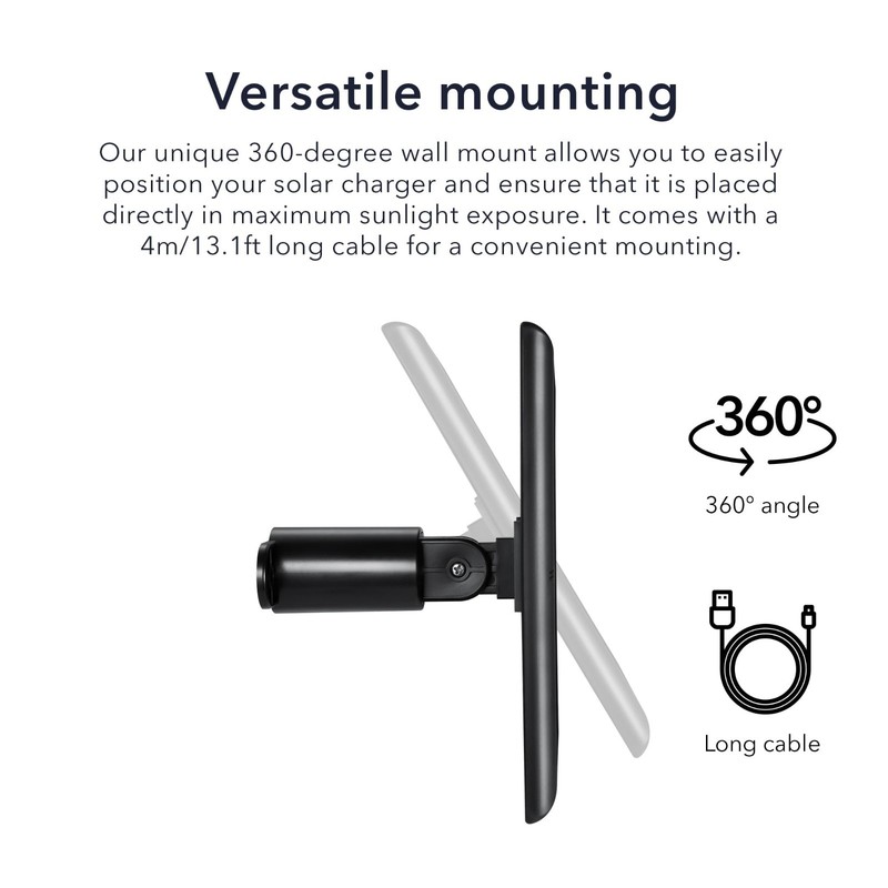 Solar Panel for Ring Spotlight & Stick Up Cam - Continuous Power Supply (2-Pack) gallery