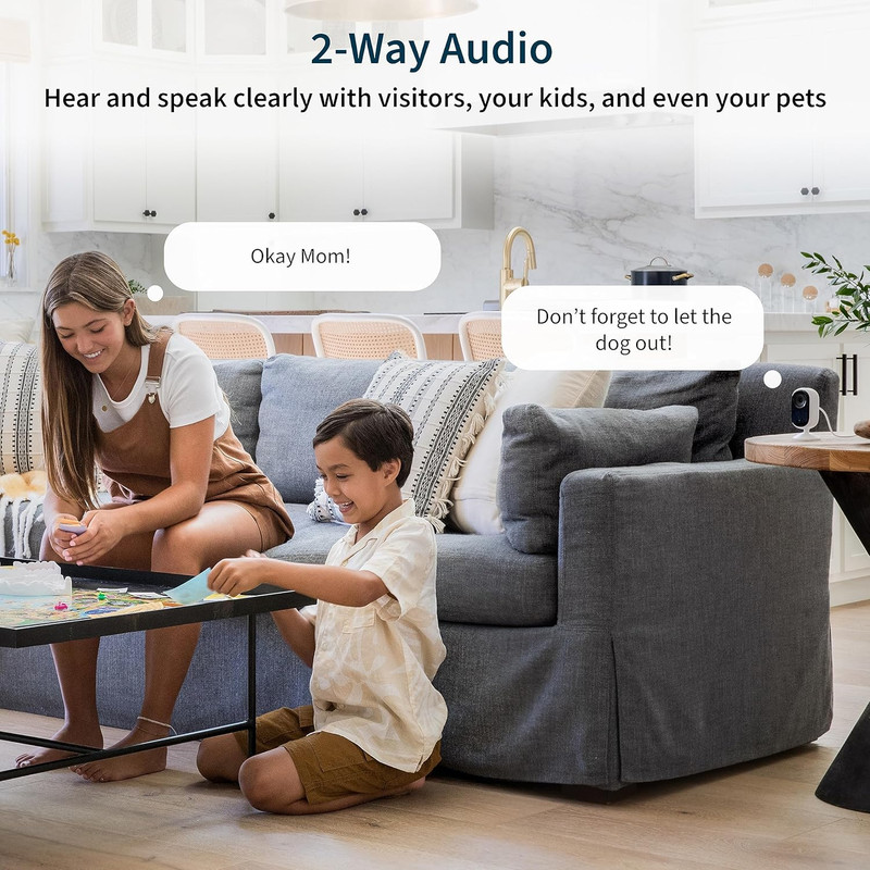 Essential Security Camera 2K Indoor/Outdoor 2 Cameras, Essential 2K Indoor 1 Cam gallery