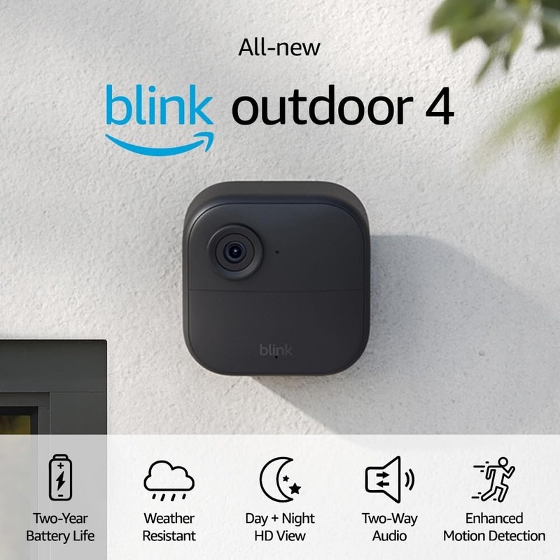 2024 Blink Outdoor 4 (4th Gen) 3 Camera Wireless HD Home Security System Kit NEW gallery