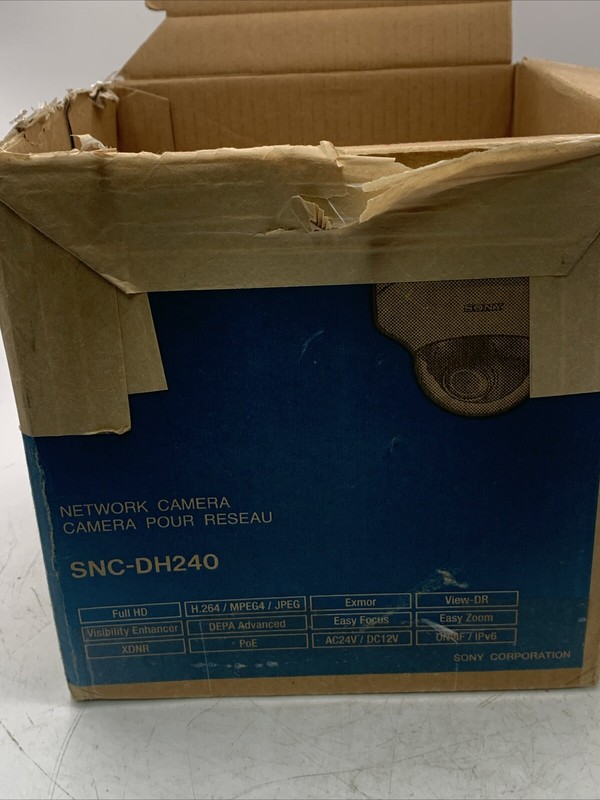 SONY SNC-DH240T Vandal-resistant Minidome Security Camera Untested See Pics gallery