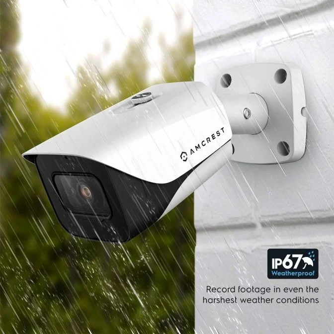 Amcrest 8MP UltraHD Outdoor POE Bullet Camera IP8M-2597EW-28MM(1-Year Warranty) gallery