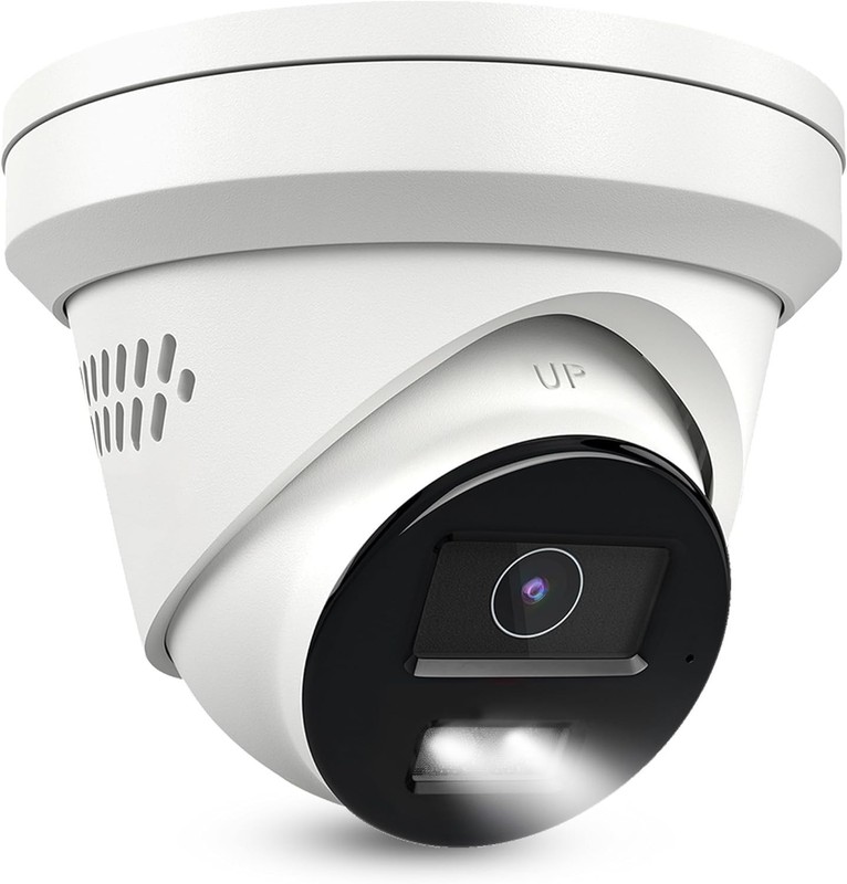 4K 8MP Turret PoE IP Outdoor with Ⲏіkconnect/ iVMS4200/ Guarding Vision, 24/7…