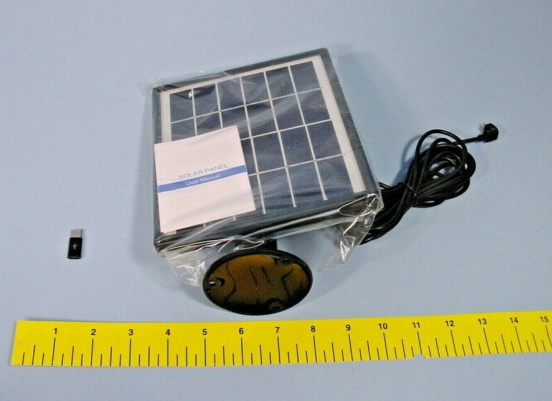 *Solar Panel Camping Charger & Android Adapter for Android Electronics
