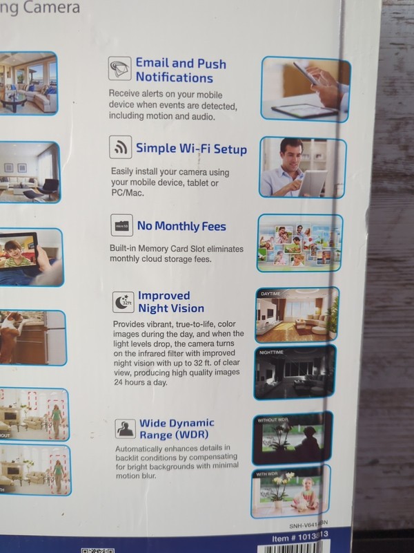Samsung SmartCam HD Plus Monitoring Camera Home System SNH-V6414BN 1080P gallery