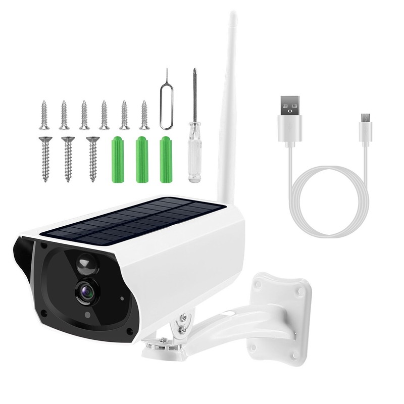 1080P Solar Powered WiFi IP Camera 2-Way Security Surveillance Camera Motion gallery