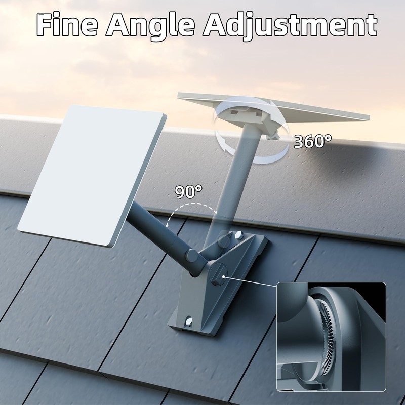 Starlink Mini Roof Mount Adjustable Starink Mini Home Mount Heavy Duty Pole M... gallery