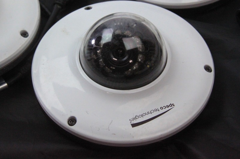 Lot of 3 Speco O2MD2WK & 1 02MD2 1080p Indoor/Outdoor Mini Dome IP Cameras AS IS gallery