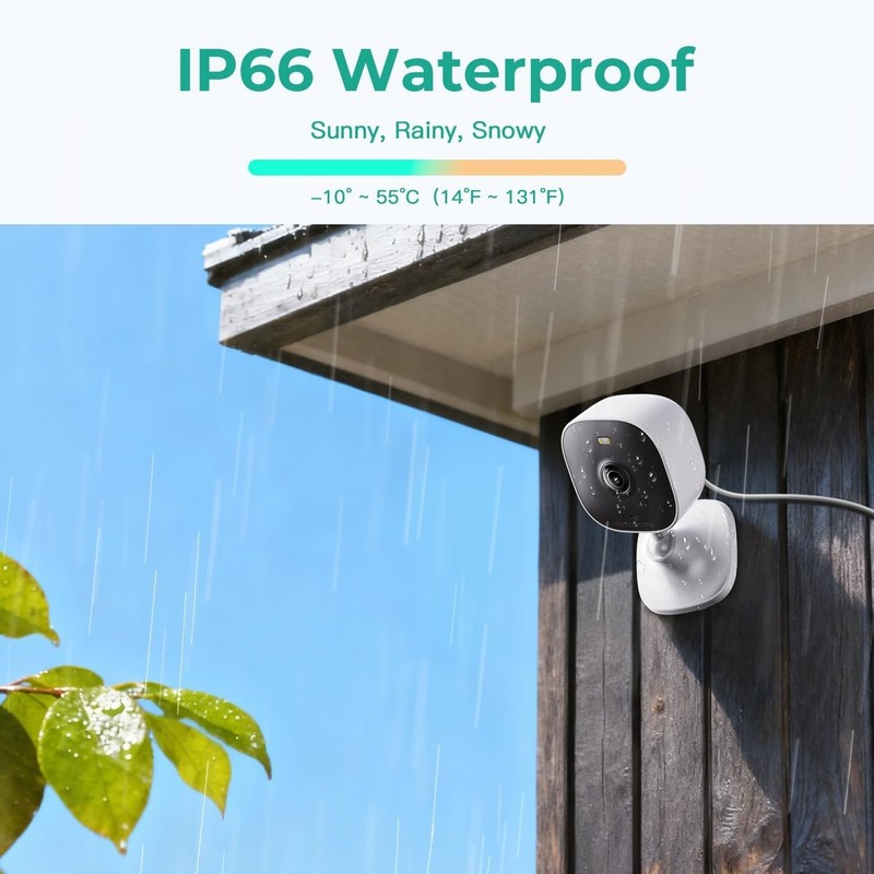 4MP Cameras for Home Security with Audio and Video, 2.4g/5g Cameras for House gallery