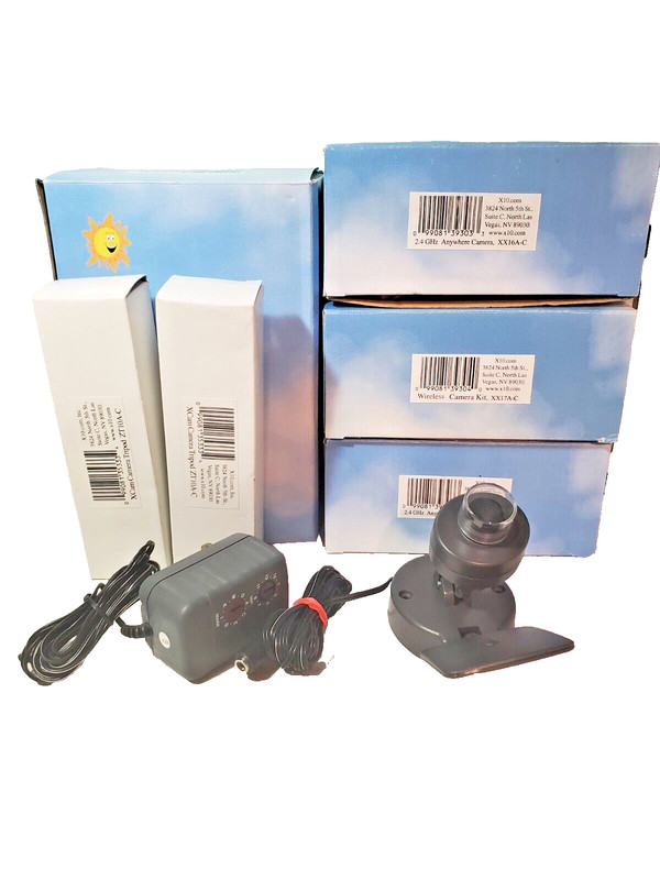5-Pack Wireless Camera 2.4GHz Indoor/Outdoor Home Security Surveillance X10 Lot
