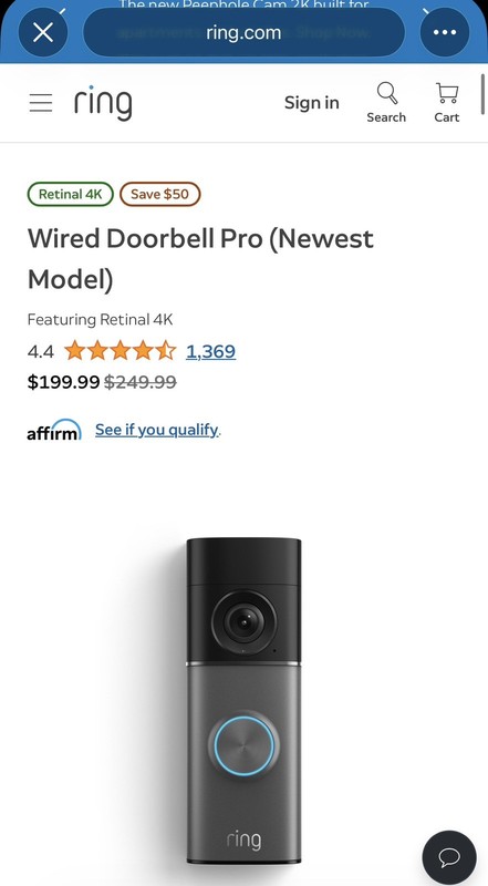 Ring Battery Doorbell Pro Newest Model 2n 2nd Gen gallery