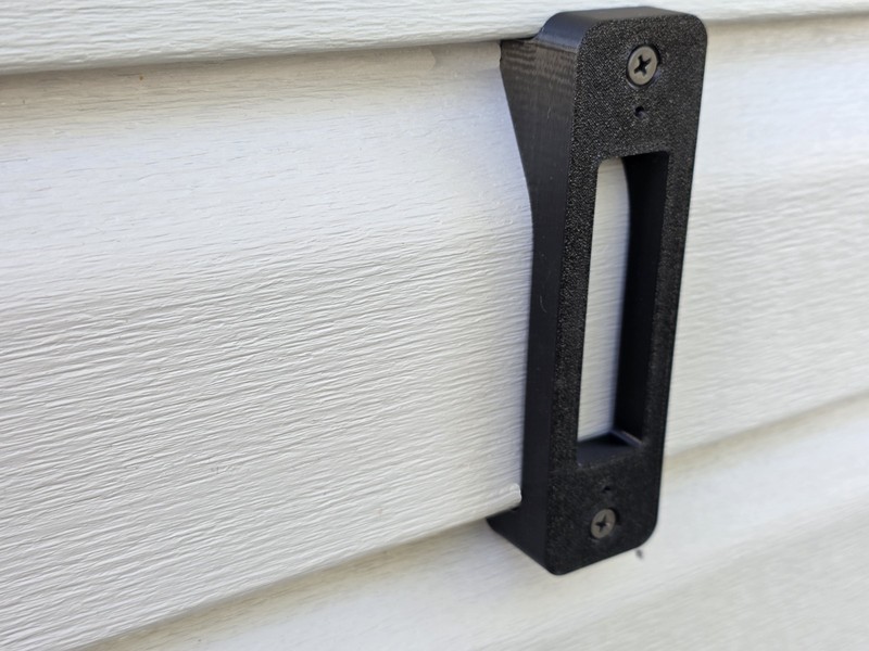 Wyze Battery Video Doorbell Dutch Lap 4.5 Siding Mounting Bracket Wedge gallery