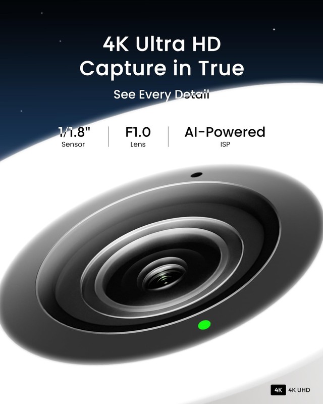 4K Outdoor Security Camera with Adjustable Ring Light, No Monthly Fees, Plug-... gallery