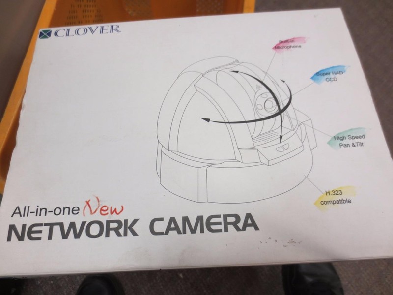 Pan-Tilt Networking Color Security Camera Clover Electronics CNPT-1 Silver Small gallery