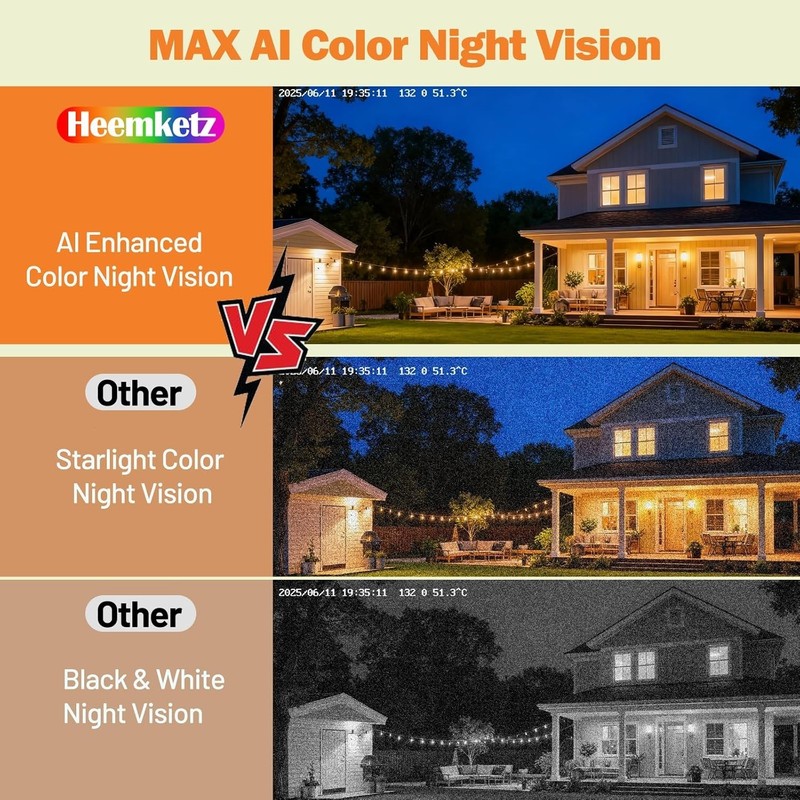 Max AI 3MP Window Camera with Stick-On Install, 24/7 Monitoring & Two-Way Audio gallery