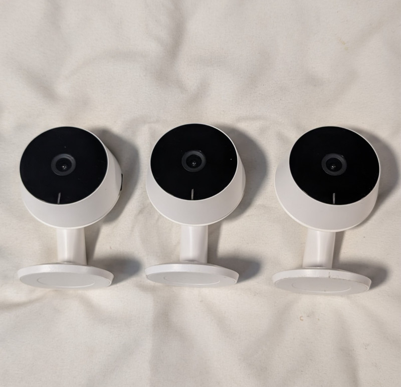 Lot of 3 LaView Mini WiFi Security Cameras LV-PWF1-FH & PWF1-S – Tested