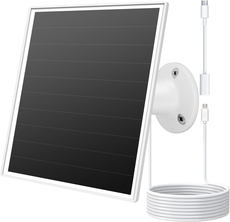 Versatile Solar Panel with 9.8ft Cable for Effortless Outdoor Installation gallery