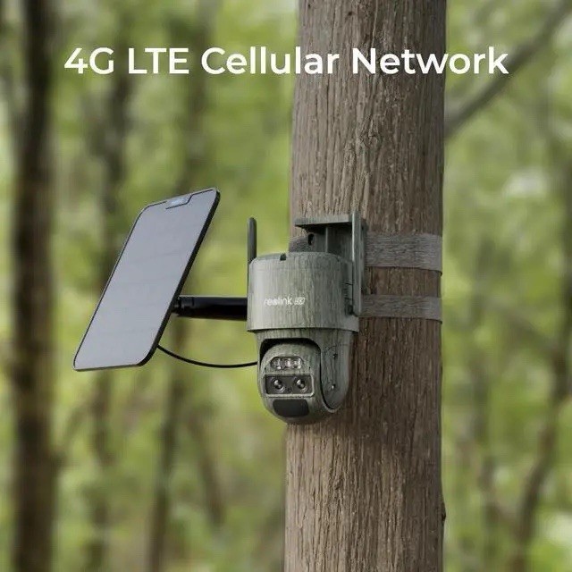 Reolink Dual-Lens Cellular Camouflage Solar 4K PTZ Trail / Security Camera NEW gallery