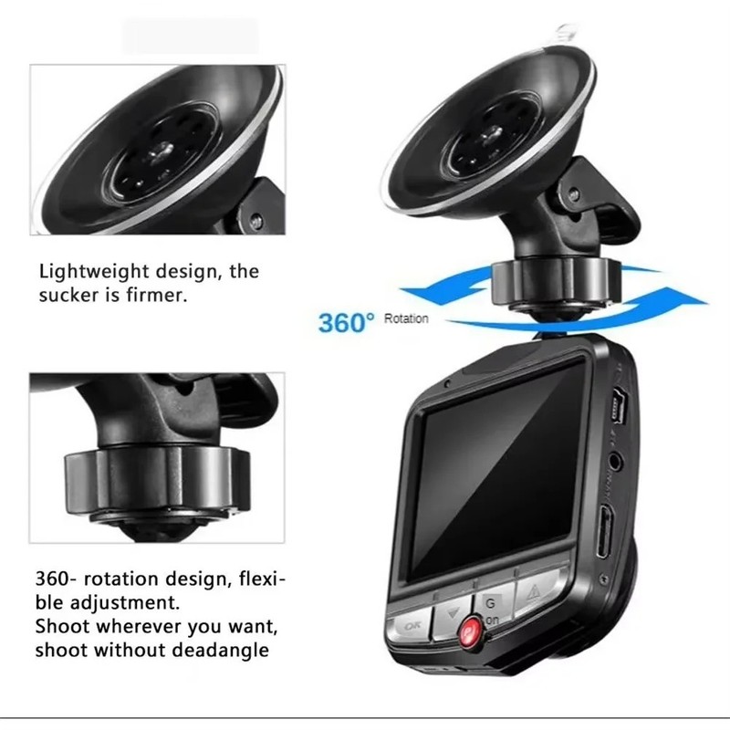 1080P HD Dash Cam, Car DVR with Night Vision, G-Sensor, Loop & Parking Monitor gallery
