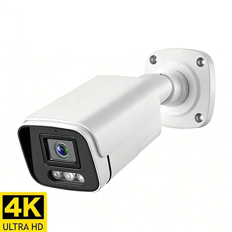 8MP 4K IP POE Security Camera Outdoor Waterproof Bullet Night Vision CCTV