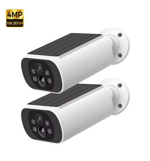Solar WiFi Security Camera 2.5K AI Detection Color Night Vision
