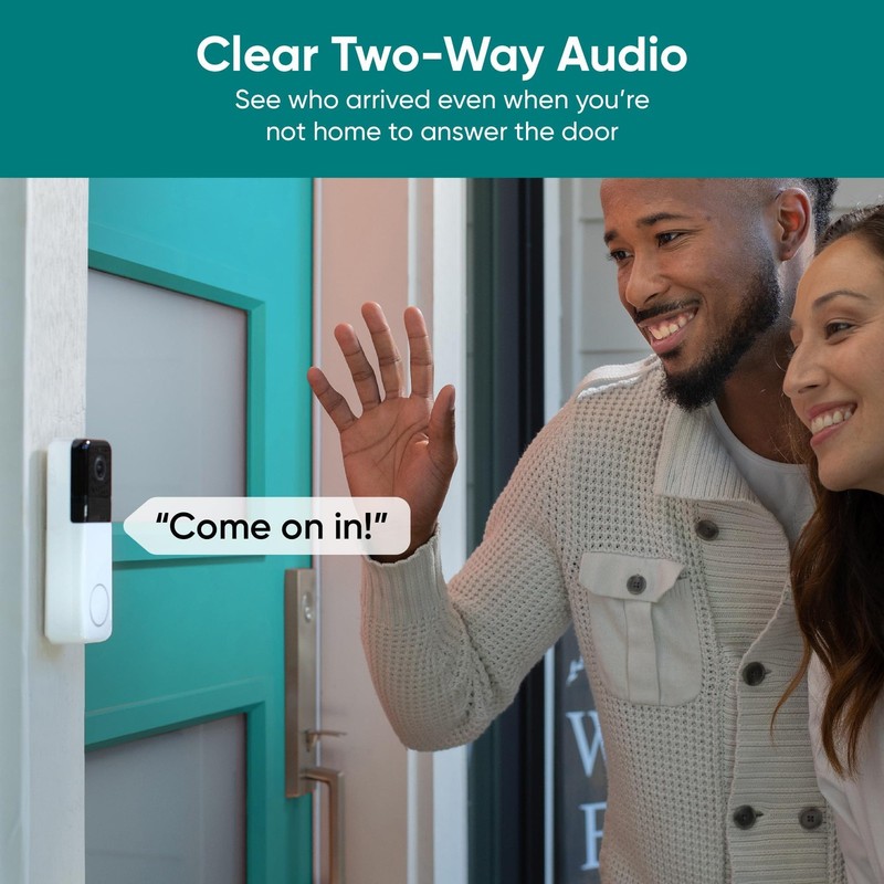 Wyze Wireless Video Doorbell Pro (Chime Included) with Easy-to-Use Design, 14... gallery
