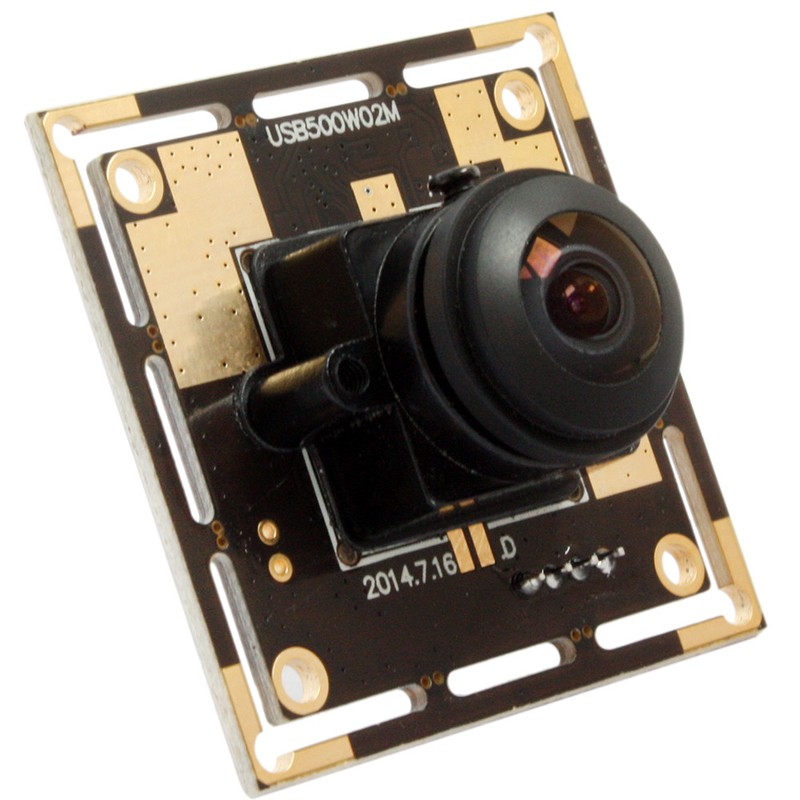 5MP USB Camera Module w/ 150° Wide Angle FishEye Lens CMOS OV5640 USB2.0 Webcam gallery