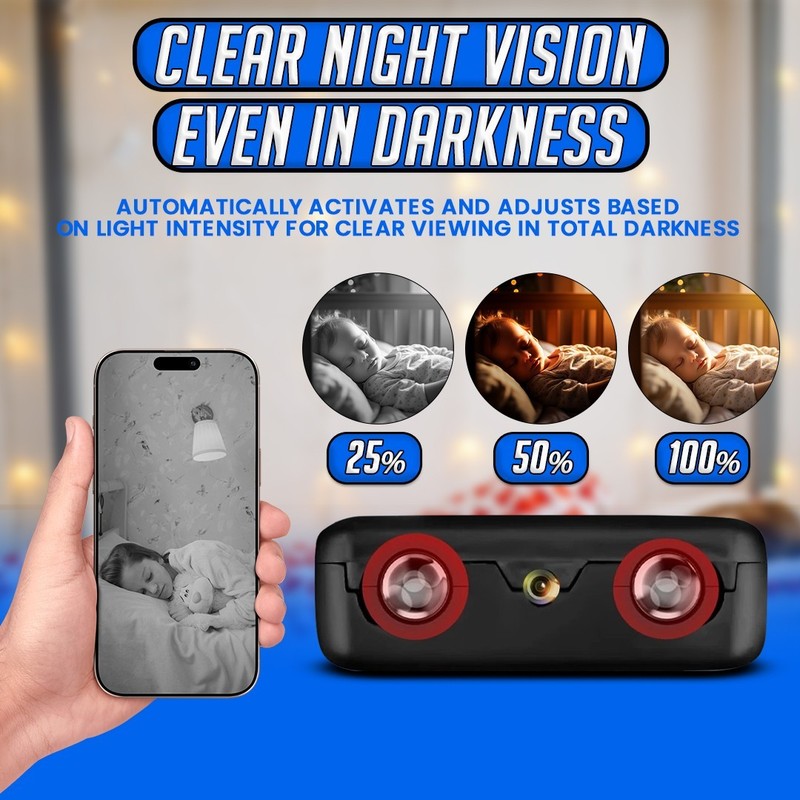 Smart Mini WiFi Camera Wireless 1080P HD Small Night Cam w/Battery Home Security gallery