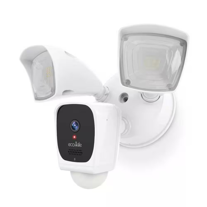 Wired Floodlight Camera – Smart Security Camera, 2500 Lumens, HD Works with Alex