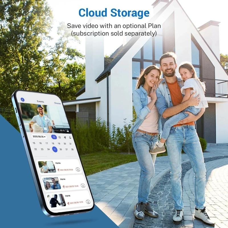 WiFi Ring Doorbell 1080P HD Security Camera Wireless Door Bell Camera With Chime gallery