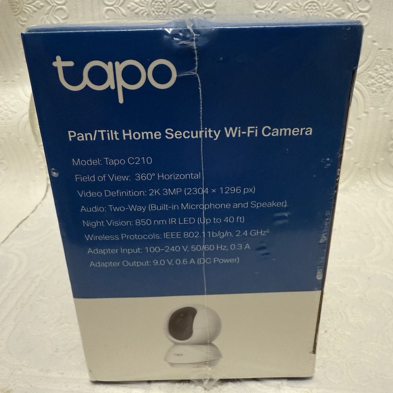 TP-Link Tapo C200 1080P Full HD Pan/Tilt Home Security WiFi Camera ~ NEW SEALED gallery