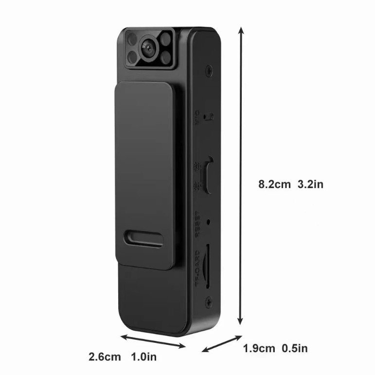 1080p HD Portable Body Camera with Noise Reduction & WiFi gallery