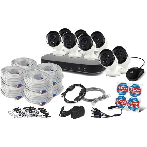 Swann 8-Channel 3MP DVR with 2TB Hard drive and 8 units 3MP Bullet Cameras gallery