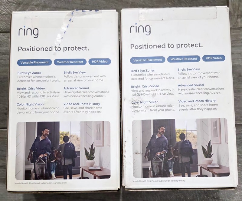 Ring Stick Up Cam Pro Battery White Indoor/Outdoor 3D Motion HDR 1080p New gallery