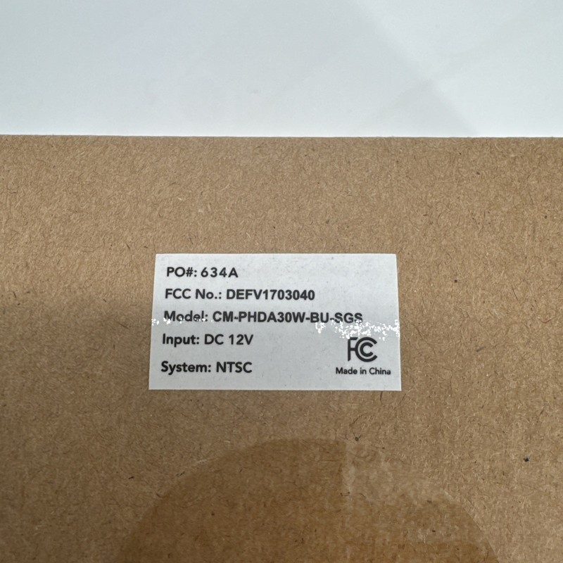 Night Owl CM-PHDA30W-BU-SGS 3MP Wired HD Security Add-On Camera W/ RCA Cables gallery