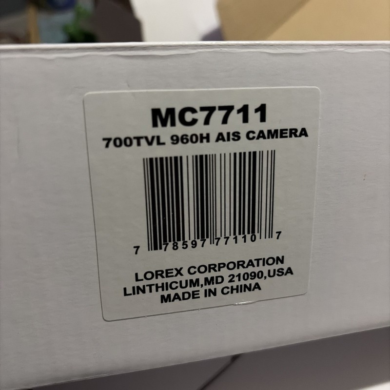 Lorex MC-7711 Weatherproof Night Vision White Security Cameras Lof of 4 New gallery