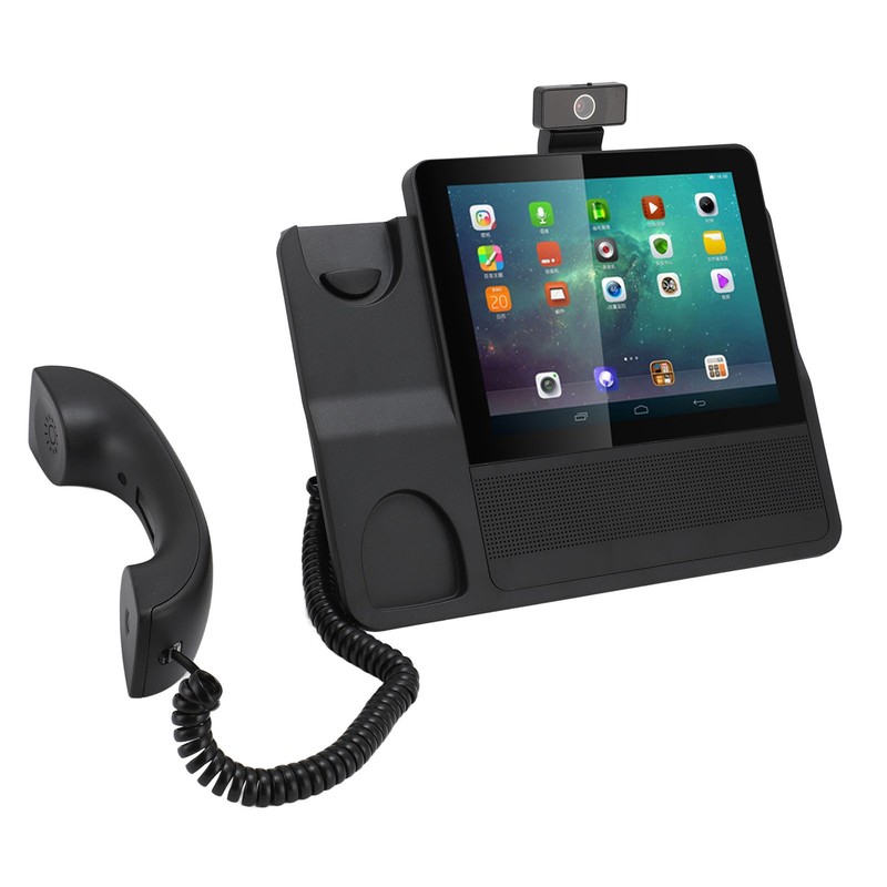 Smart Video IP Phone 8 Inch Touch Screen WiFi Bluetooth 6 SIP Lines 2MP Cam UQDP gallery