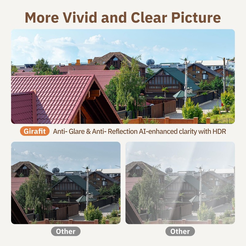 3MP 2K Window Camera,2.4GHz&5GHz WiFi Indoor Cameras for Home Security 2 Pack... gallery