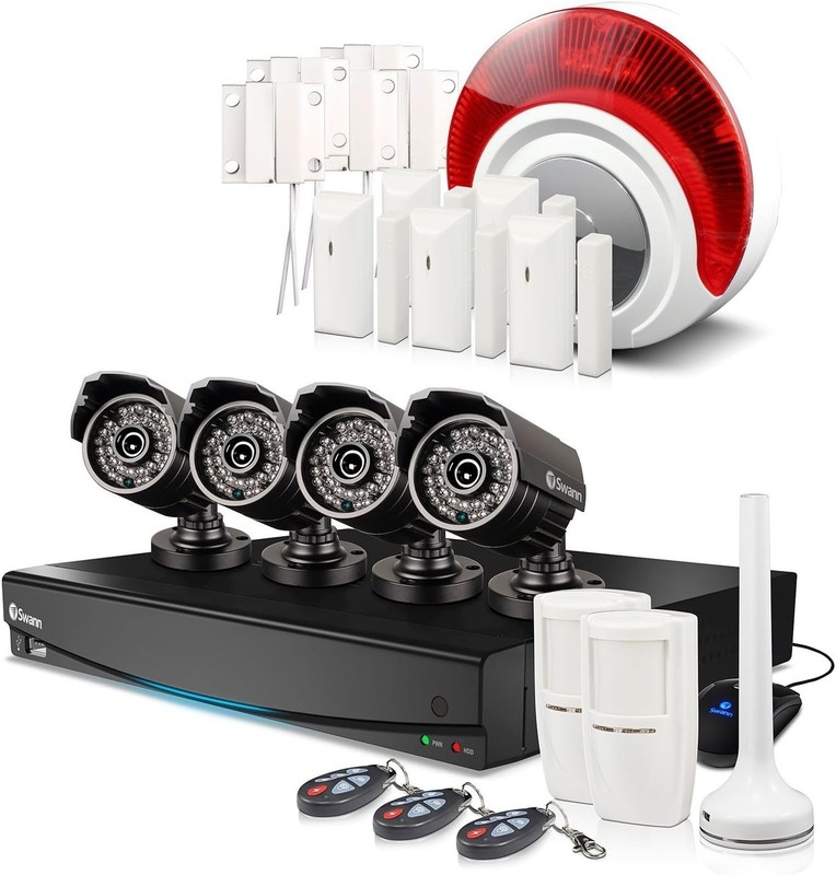 Swann SWVAK-834254C Integrated Video &Alarm Security System PRO 8 Channels 960H