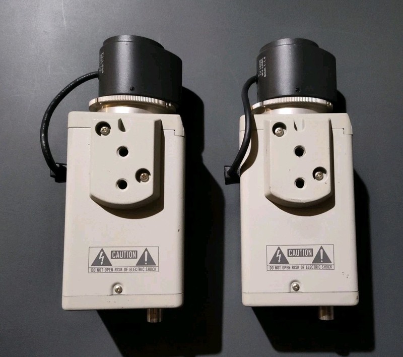 Panasonic WV-CP414 Color CCTV Camera 24V AC - Lot Of 2 gallery