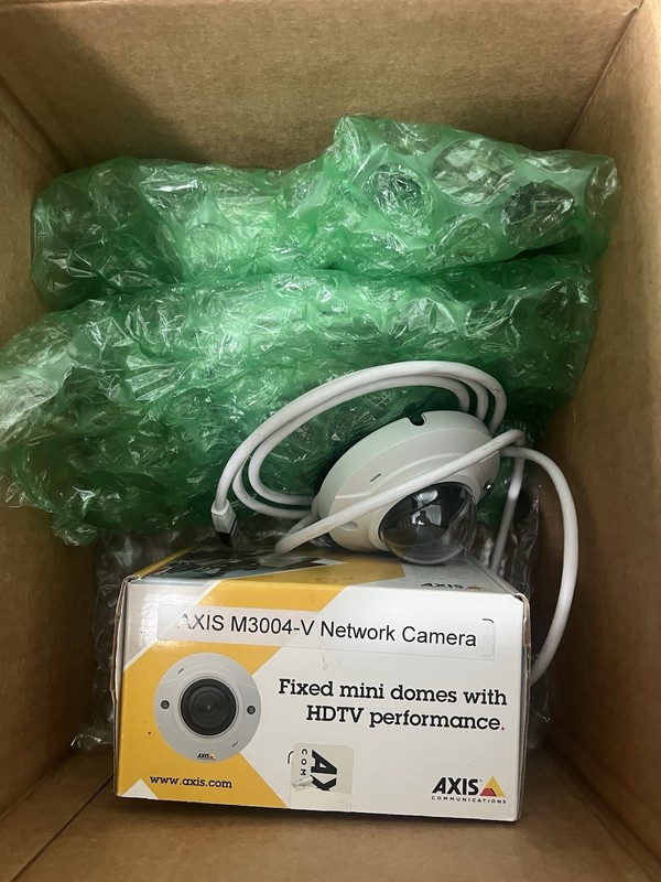Lot of 4x Axis M3004-V Mini Dome Network Camera