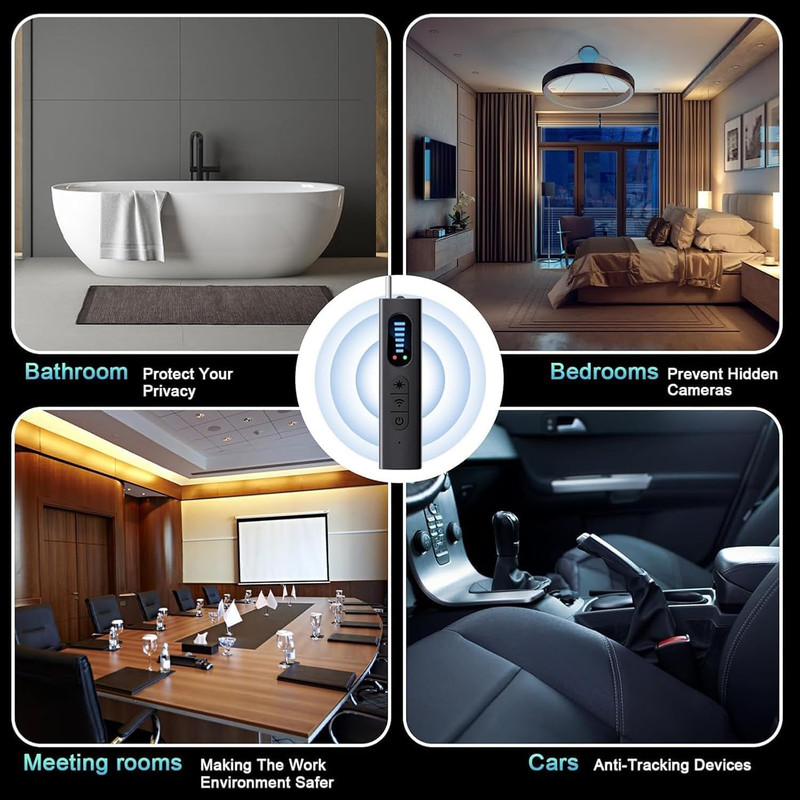 Hidden Camera Detectors,Spy Camera Finder,Portable Hidden Bug and Camera Detecto gallery