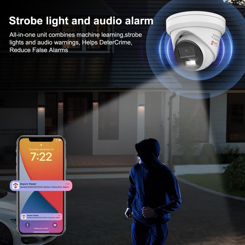5MP PoE IP Active Deterrence , Wired Outdoor gallery