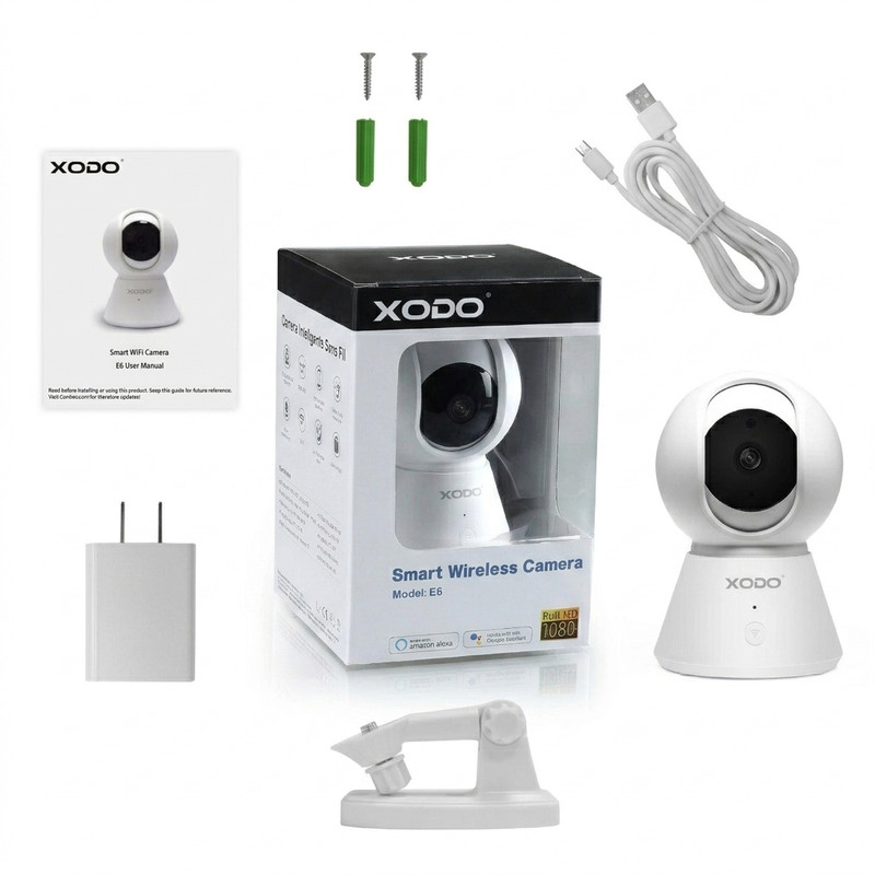 XODO 1080P WiFi Security Camera Indoor Home Smart IP Cam + 32GB Micro SD Card gallery