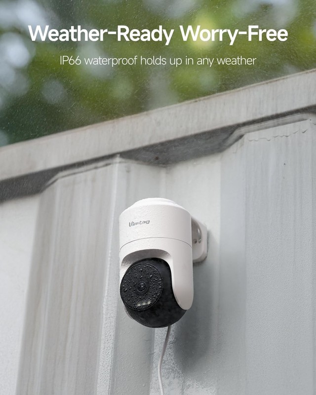 Smart Outdoor Camera 2.5K with 8x Zoom - Dual-Band WiFi & Two-Way Audio gallery